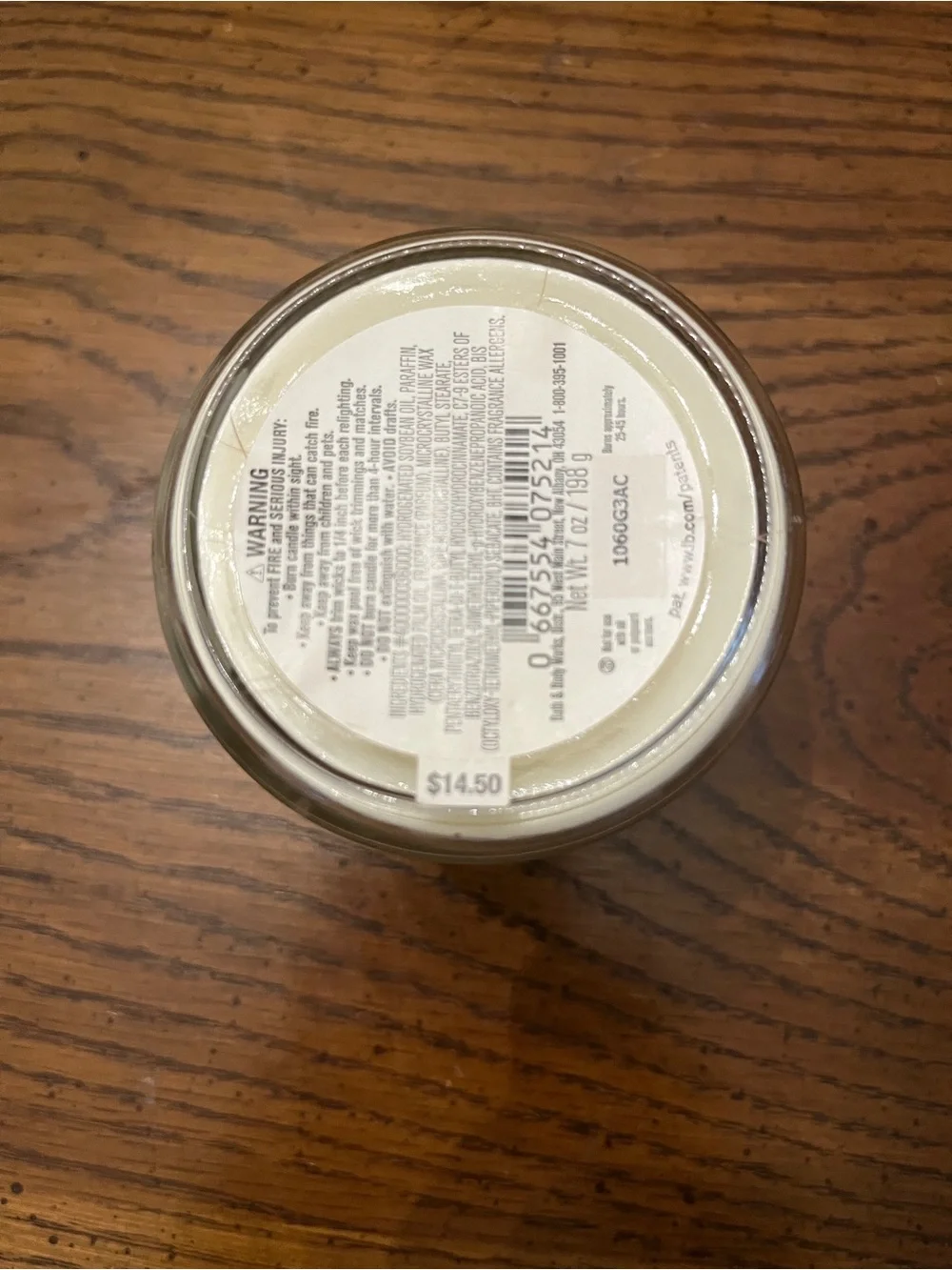 White Barn Midnight Blue‎ Citrus Scented Single Wick Candle, new